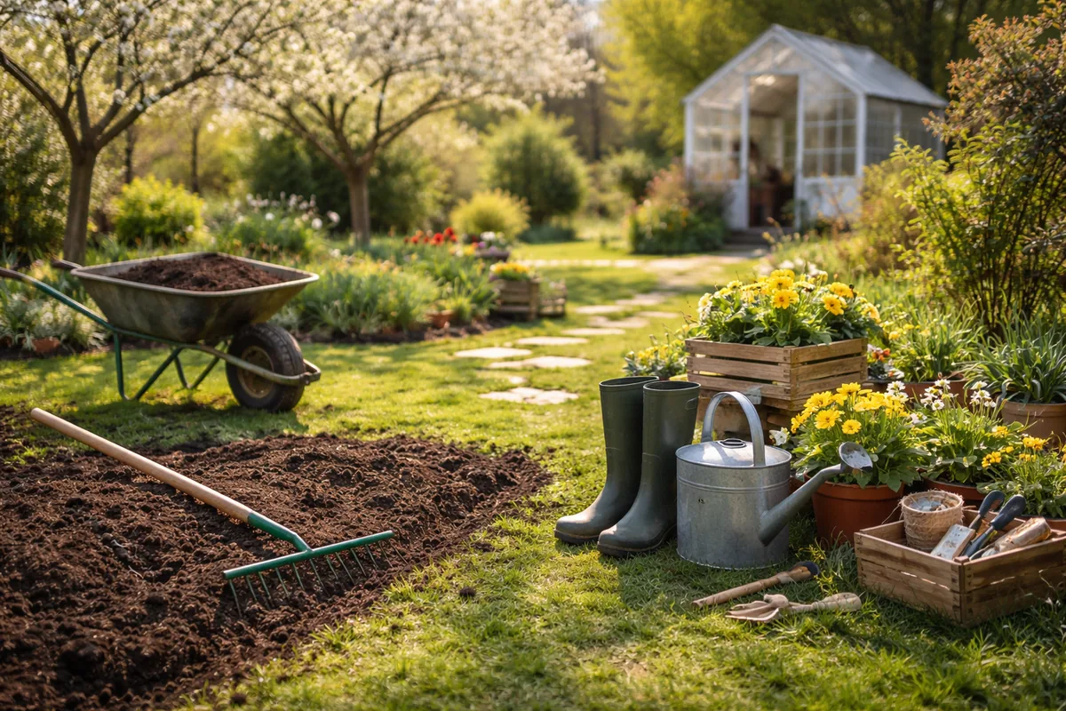 Comment préparer un jardin pour le printemps avec des travaux efficaces