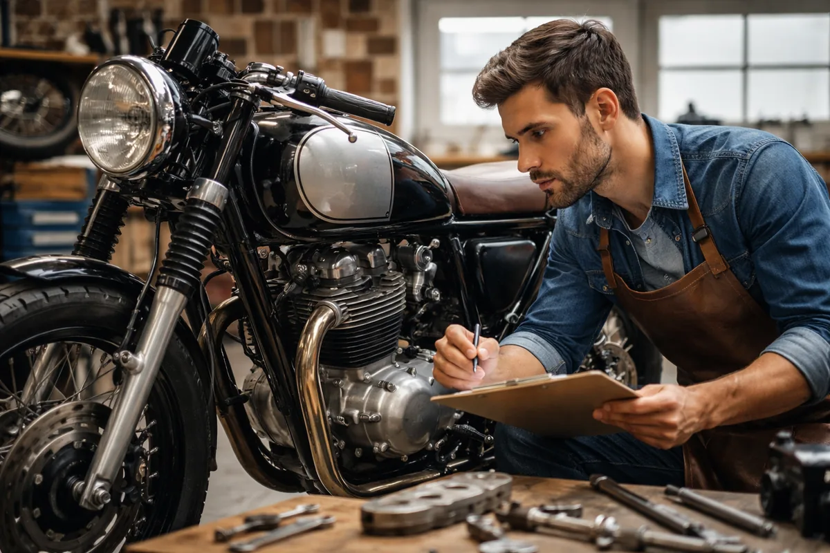 Comment réaliser une évaluation des travaux de restauration d'une moto classique
