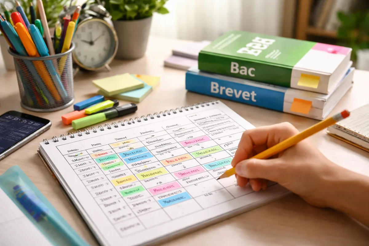 Comment établir un planning de révisions efficace pour le Bac et le Brevet