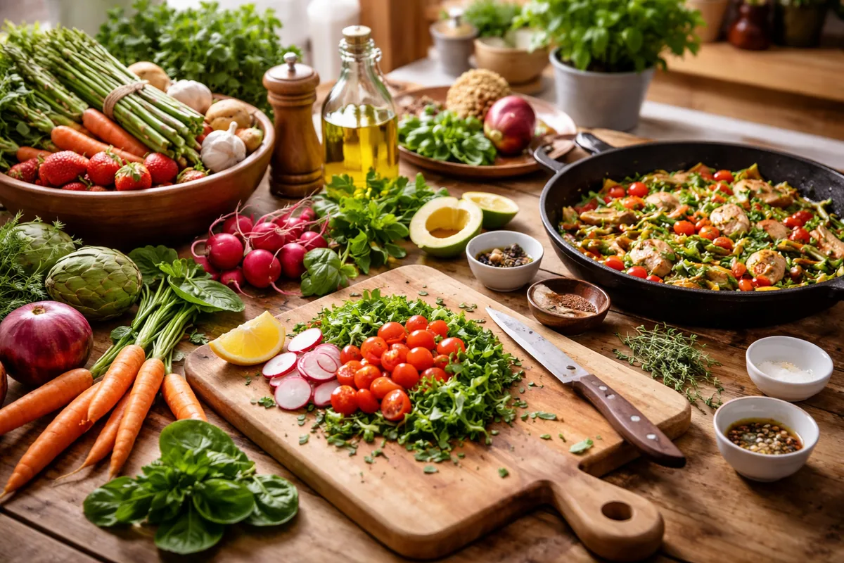 Comment préparer des plats savoureux avec des ingrédients locaux et de saison