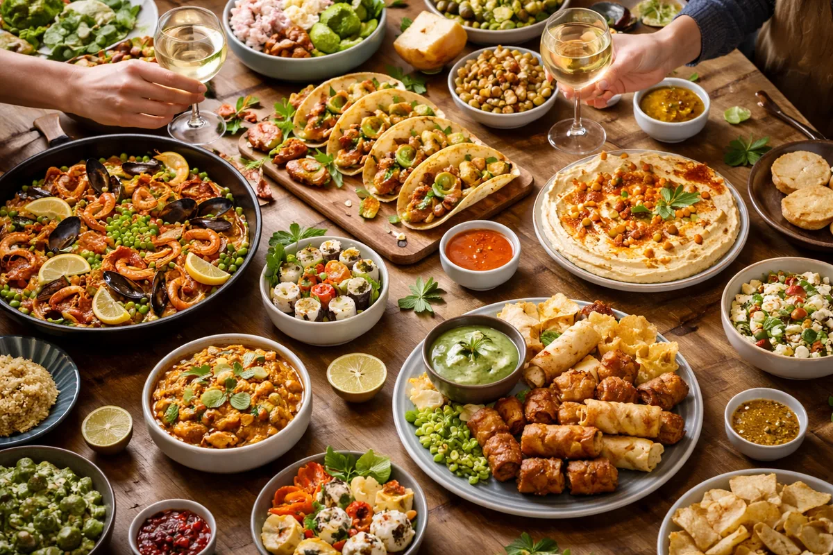 Comment choisir des plats du monde pour une soirée conviviale